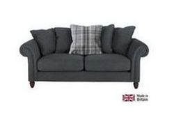 Heart of House Windsor Large Fabric Sofa - Charcoal